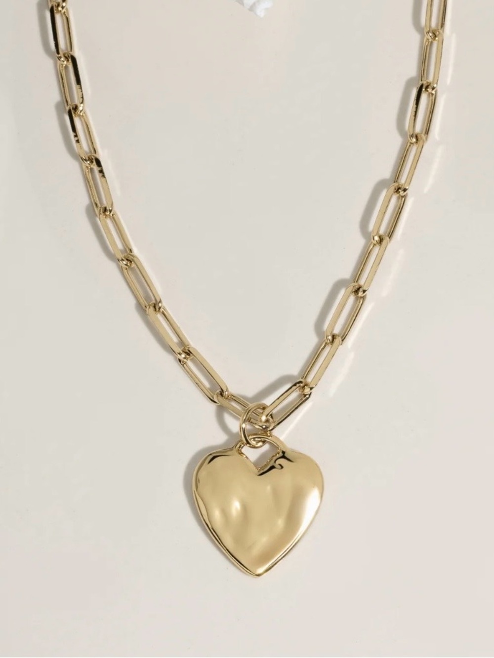 James Michelle Chunky Heart Necklace